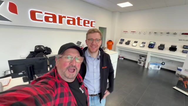 Trond zeigt uns die Caratec und…..